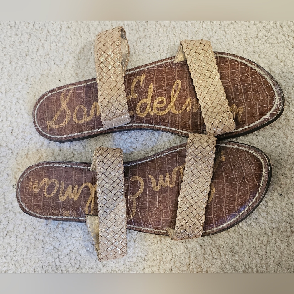 Sam Edelman sandal - flat - gold - Size 12